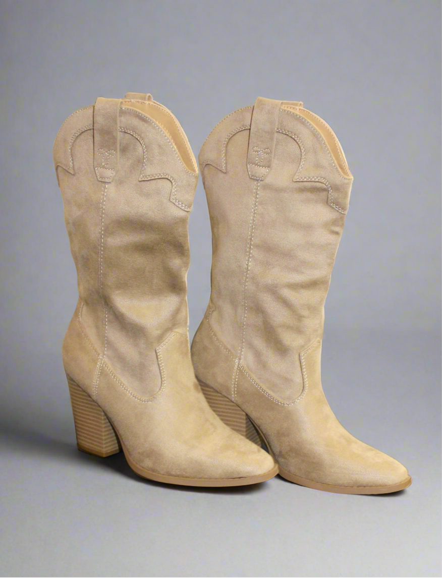 Akito Western Boot - Clay