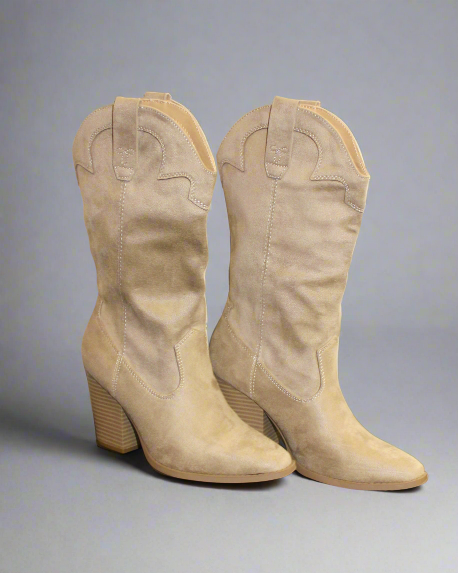 Akito Western Boot - Clay