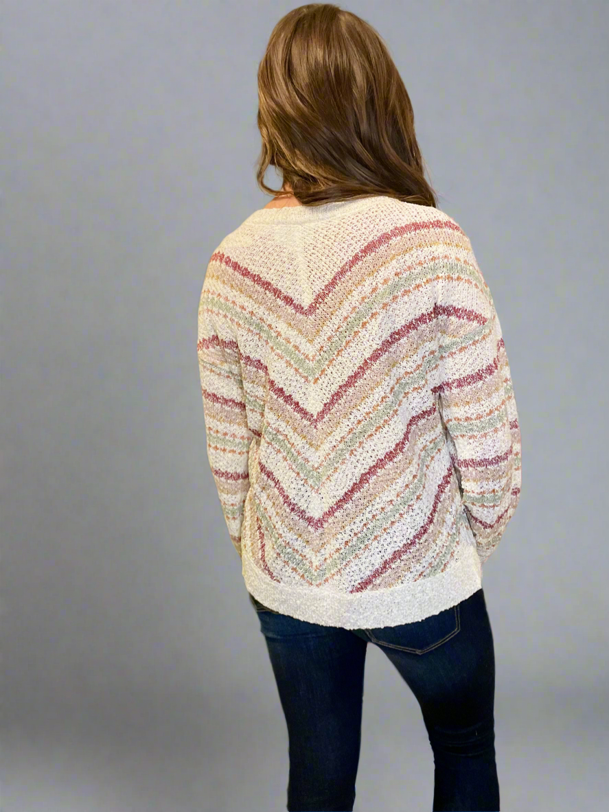 Timeless Crochet Sweater - Cream