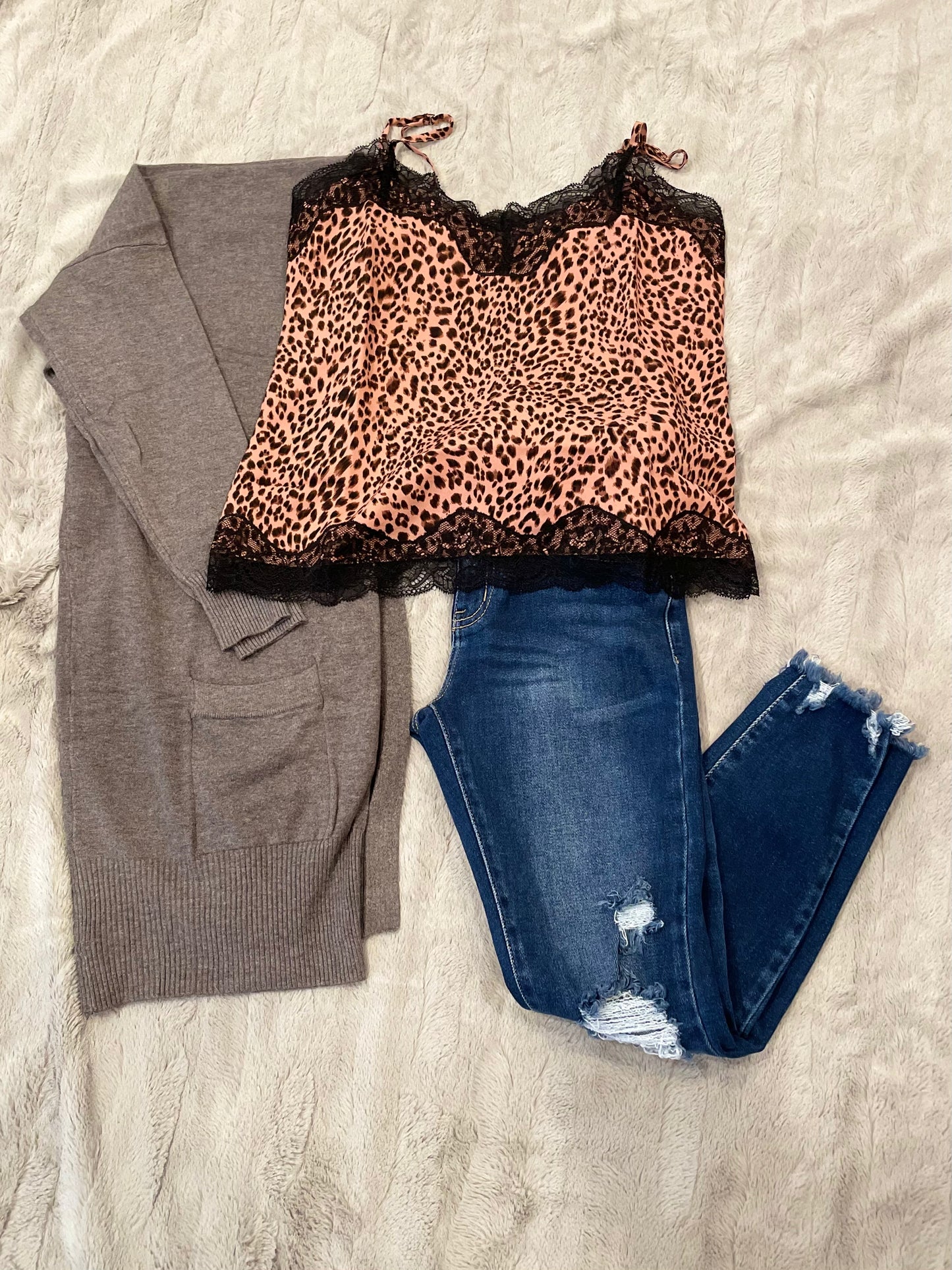 Saturday Charcoal Grey Cardigan