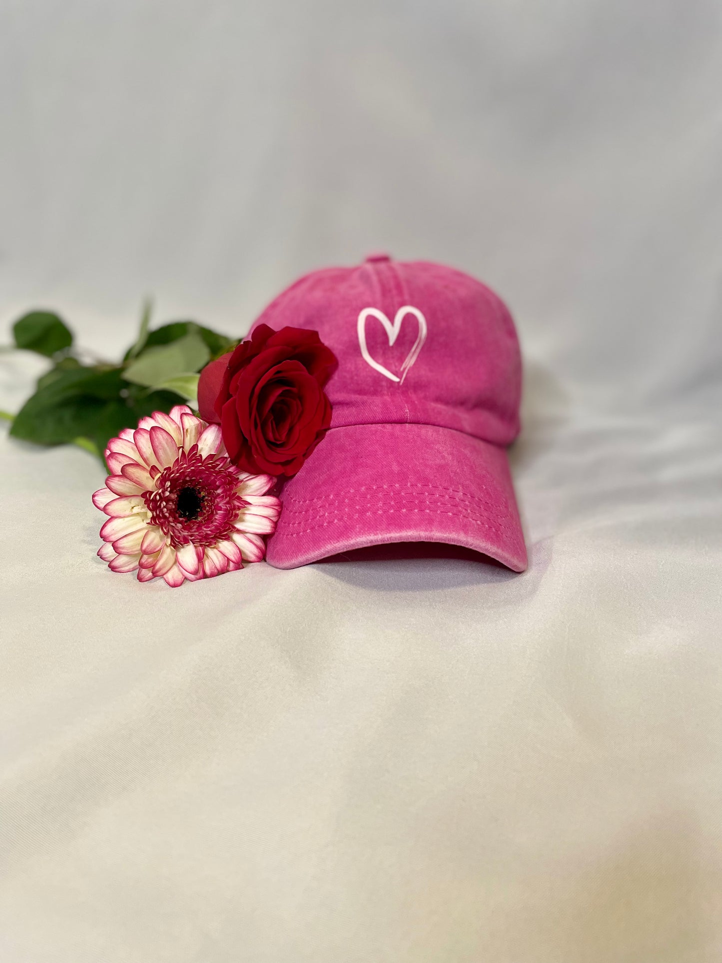 Hot Pink Heart Hat