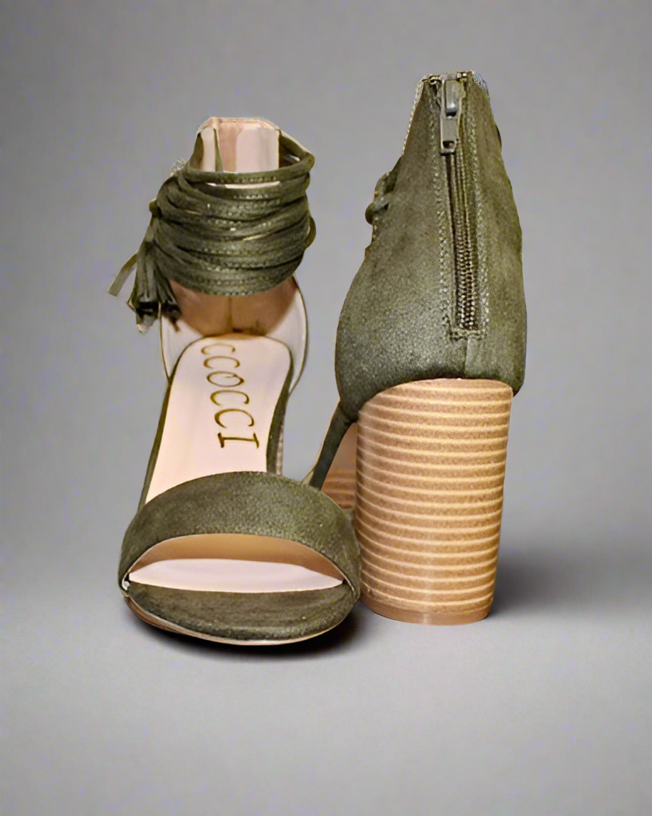 Sammie Sandals - Olive Green