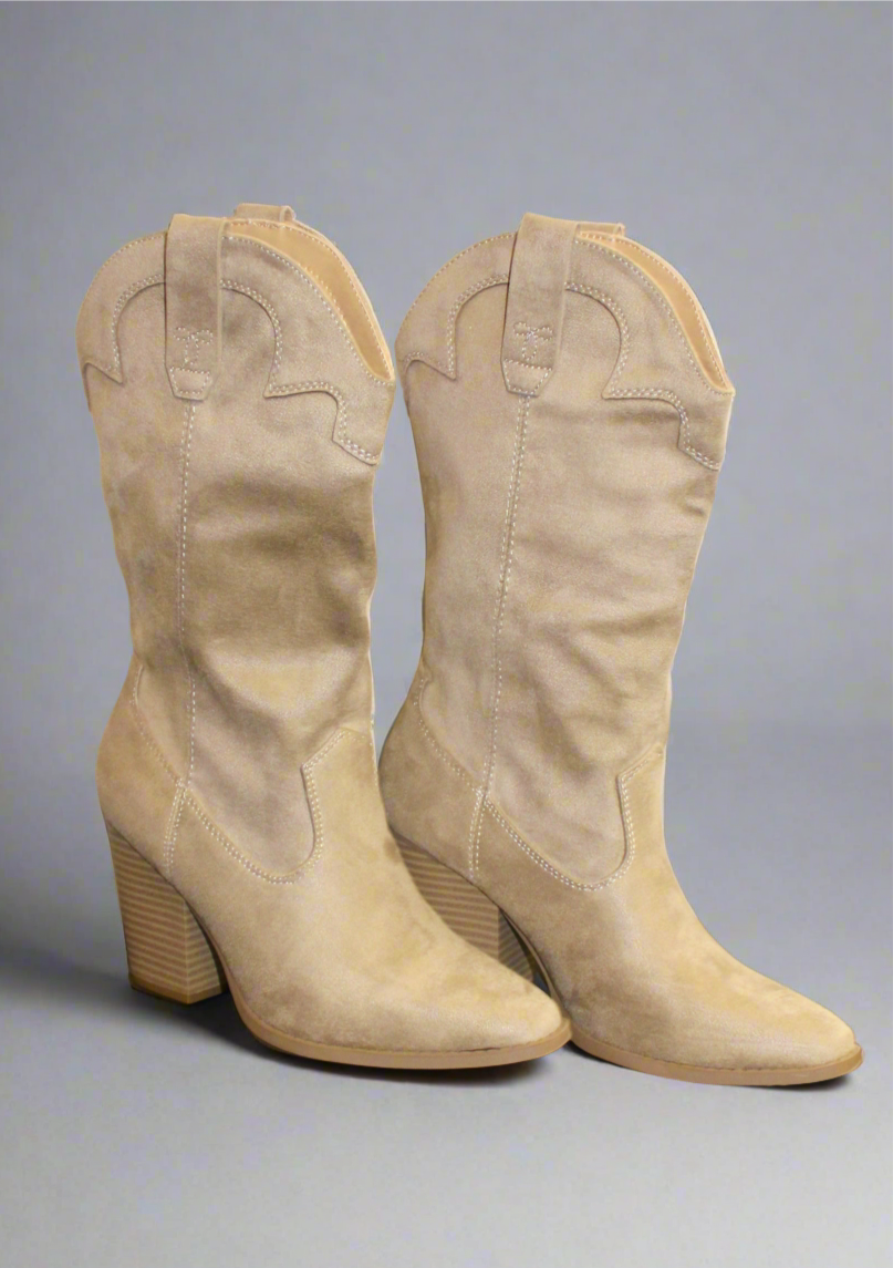 Akito Western Boot -  Clay