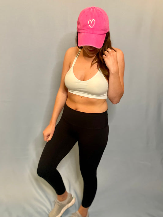 The Tess Seamless Athleisure Bra - Sky Blue