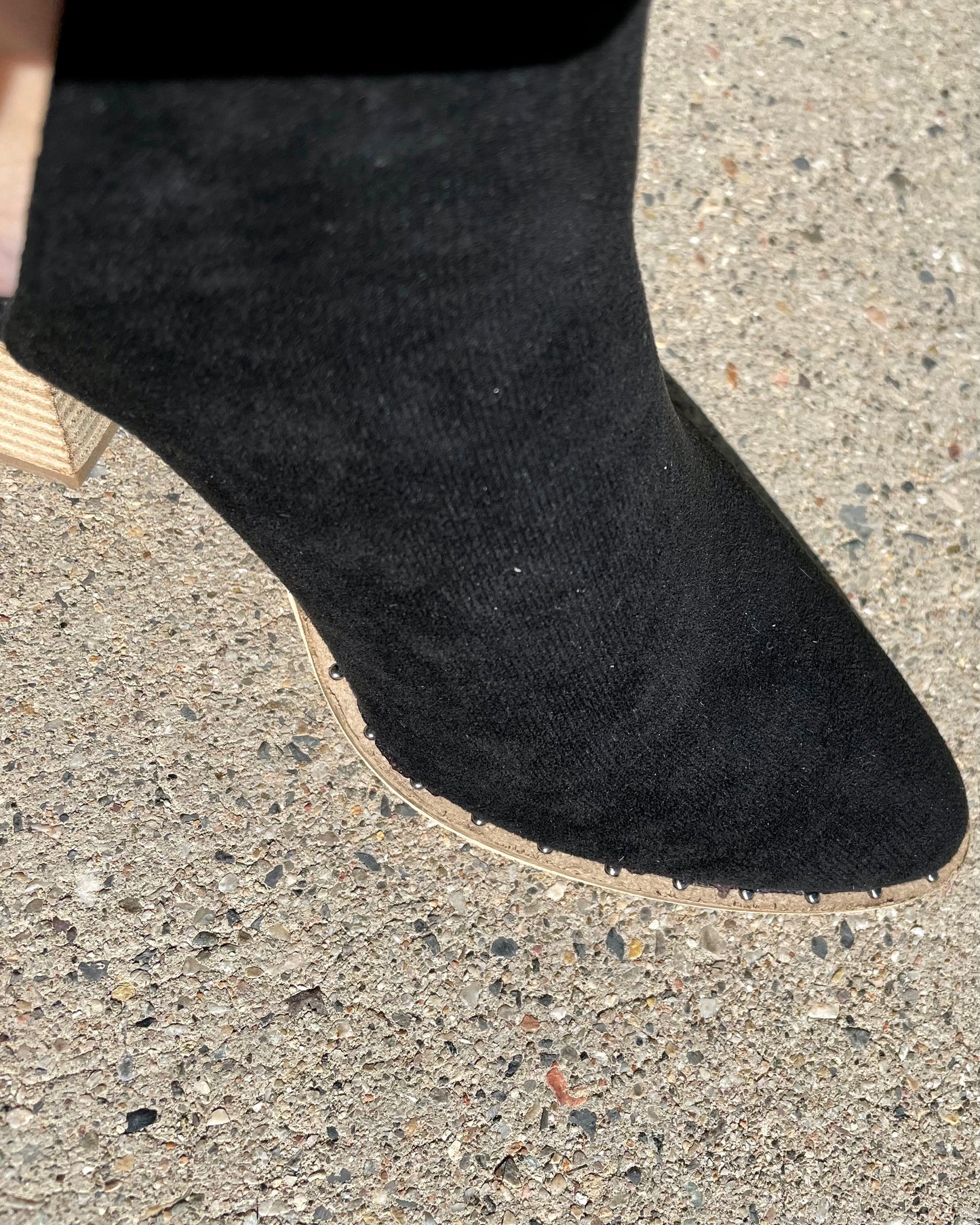 Weslee Black Booties