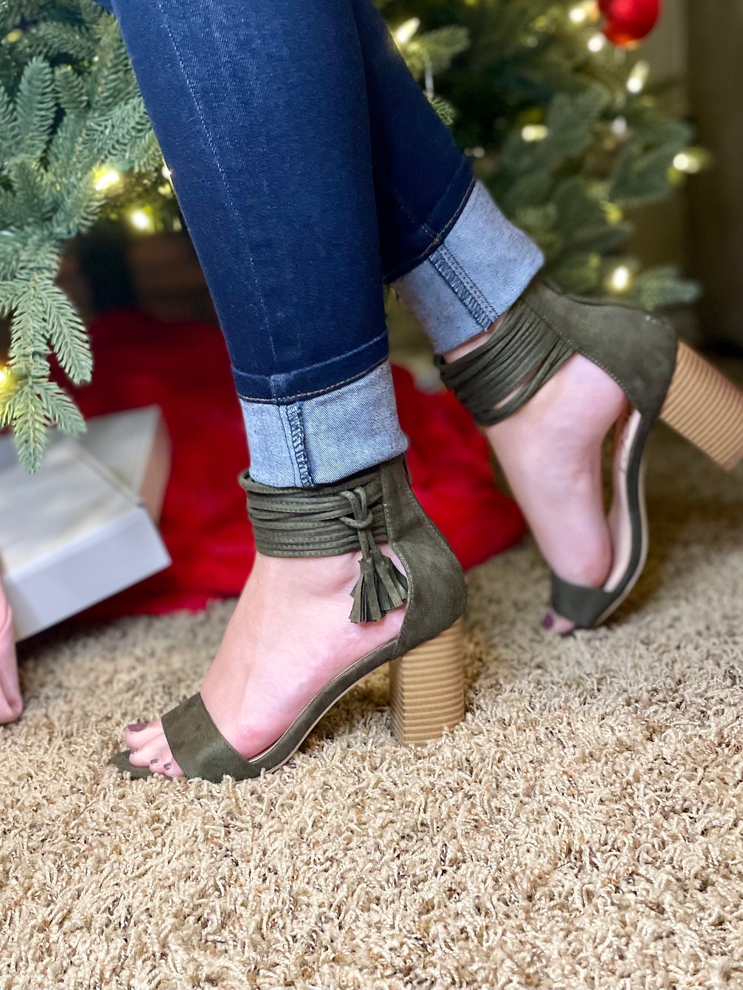 Sammie Sandals - Olive Green