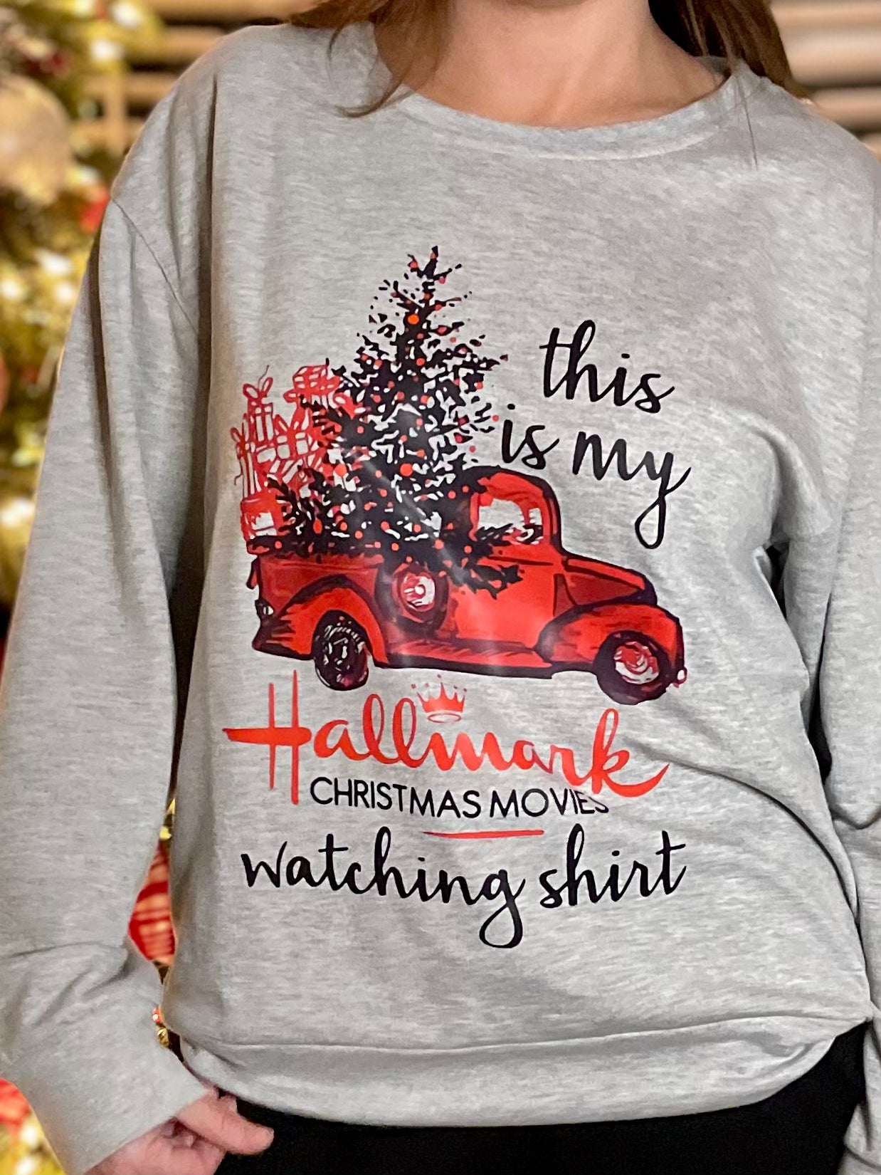 Christmas Movie Watching Sweatshirt