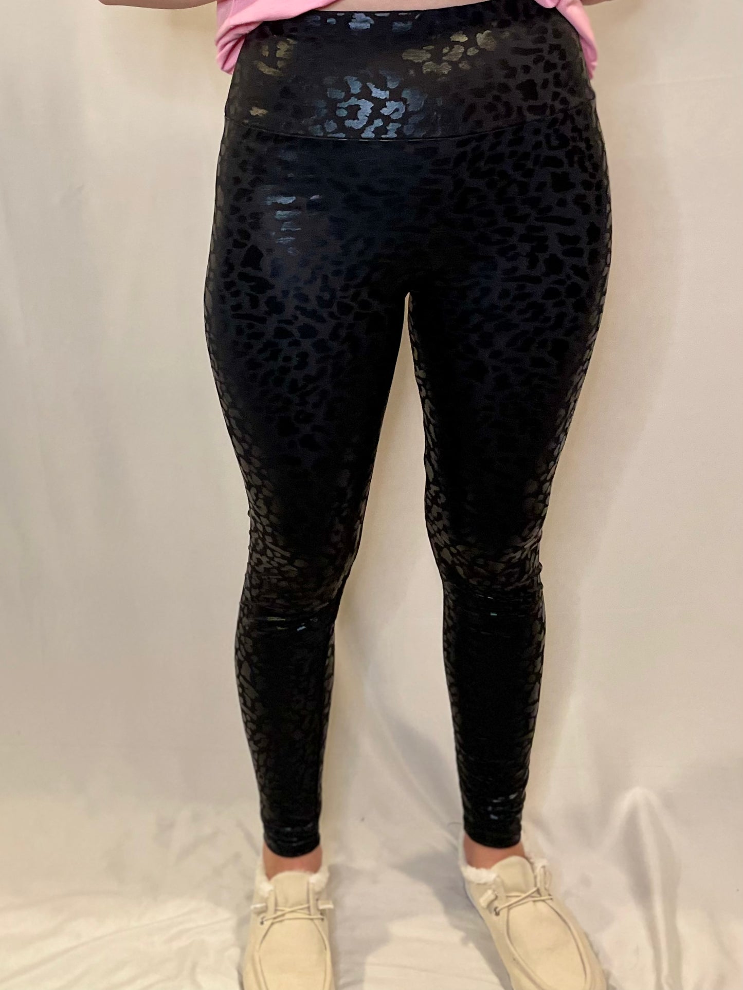 Leopard Textured Leggings